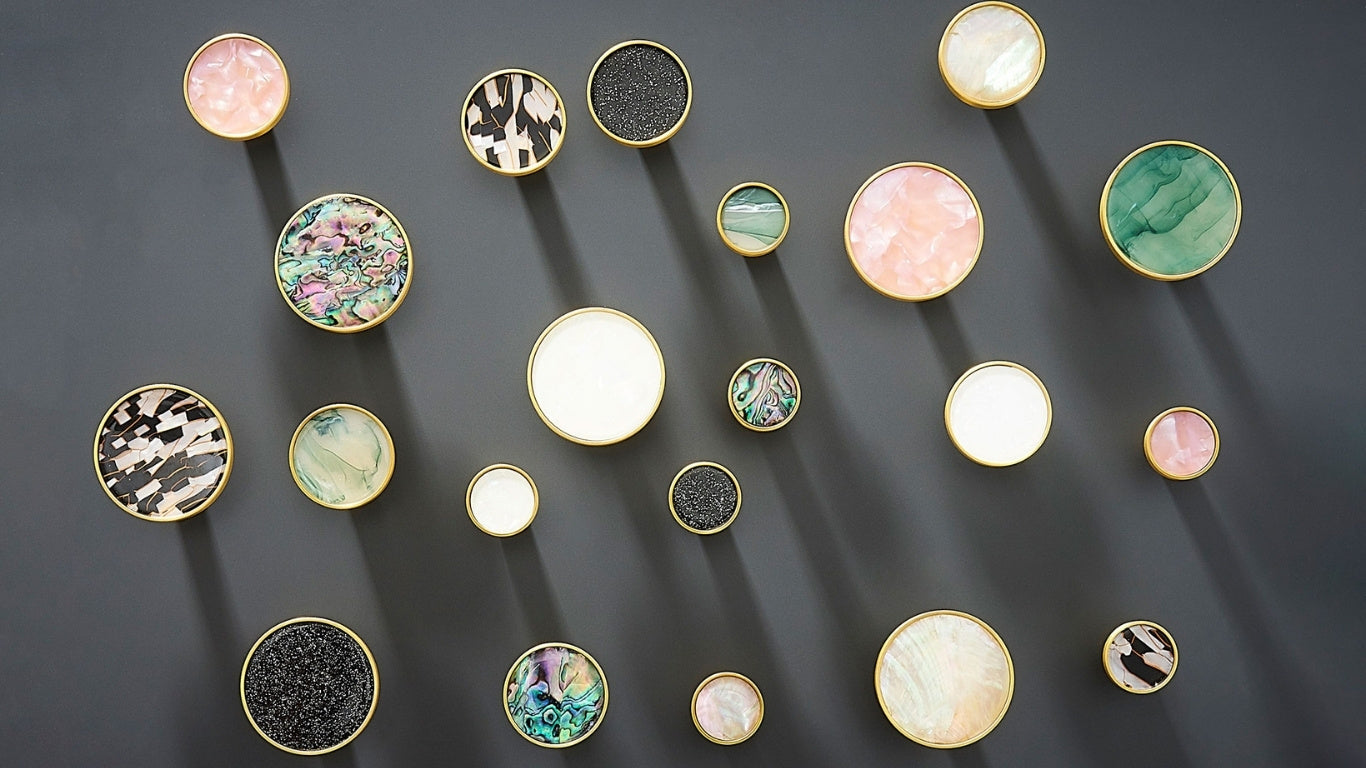 Haak 1052 | Messing + Abalone Schelp