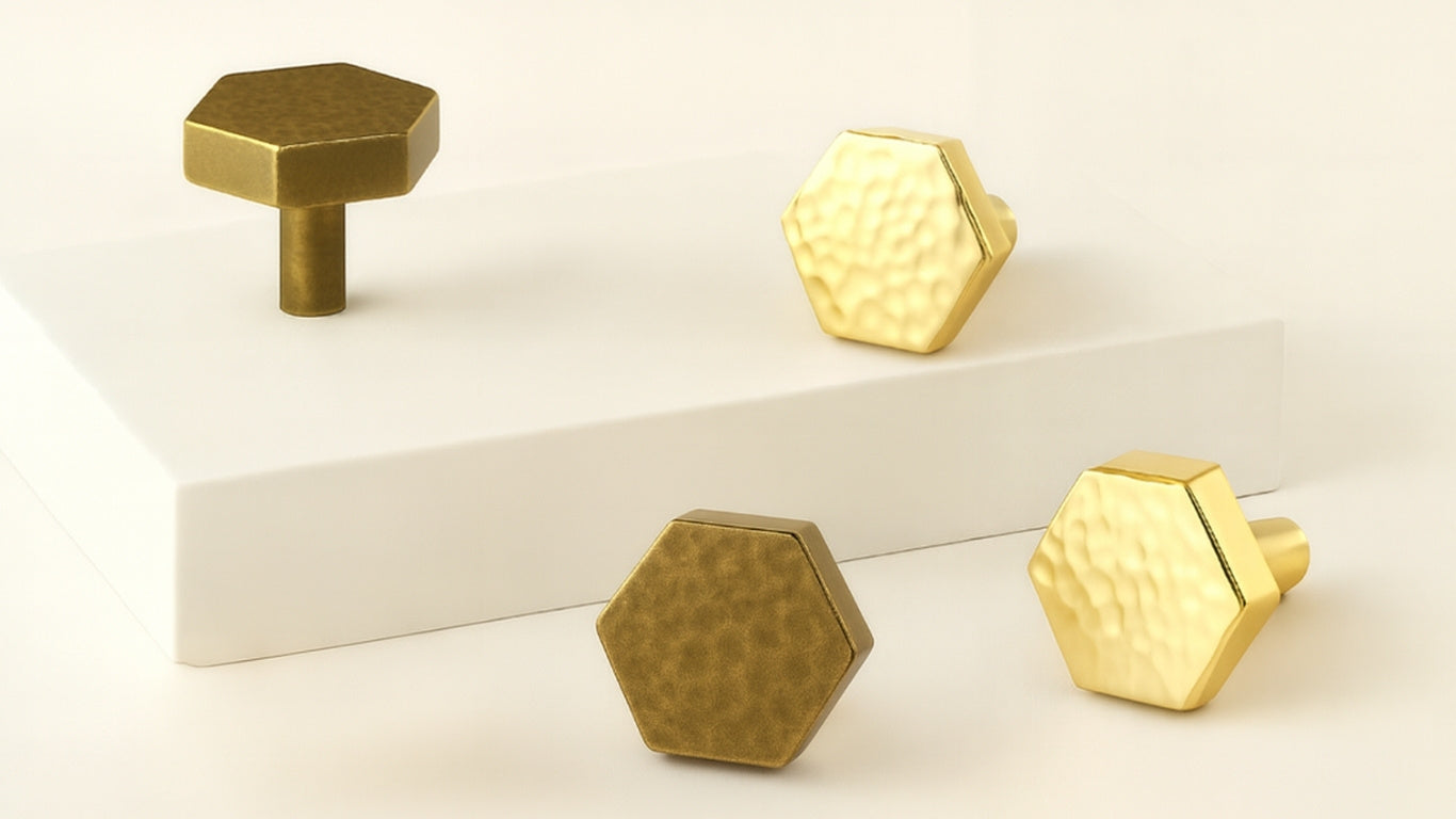 Knob 1055H | Hammered | Bronze