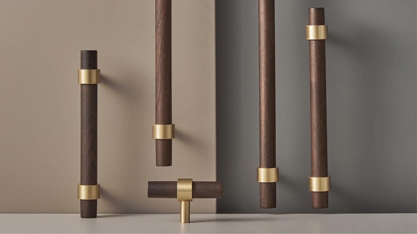 T-Bar CH025W | Walnuss + Messing