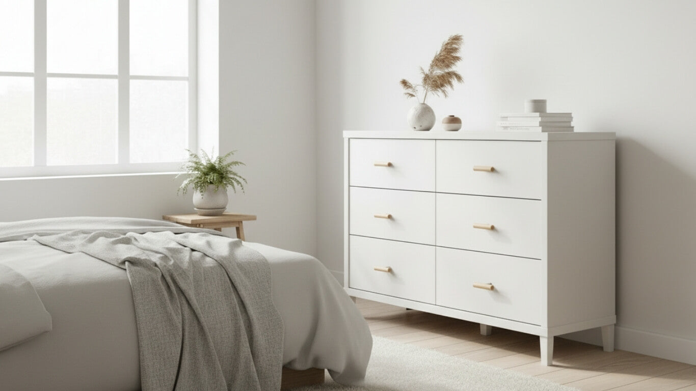 T-greep CH076 | Beukenhout + Nikkel