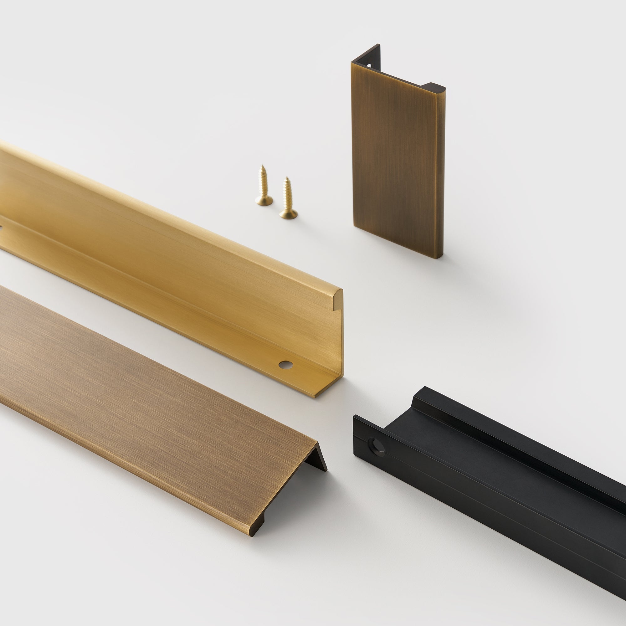 Handtag ch100 i svart finish - detalj