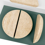 Handle DR102 | Marble | Travertine (SET)