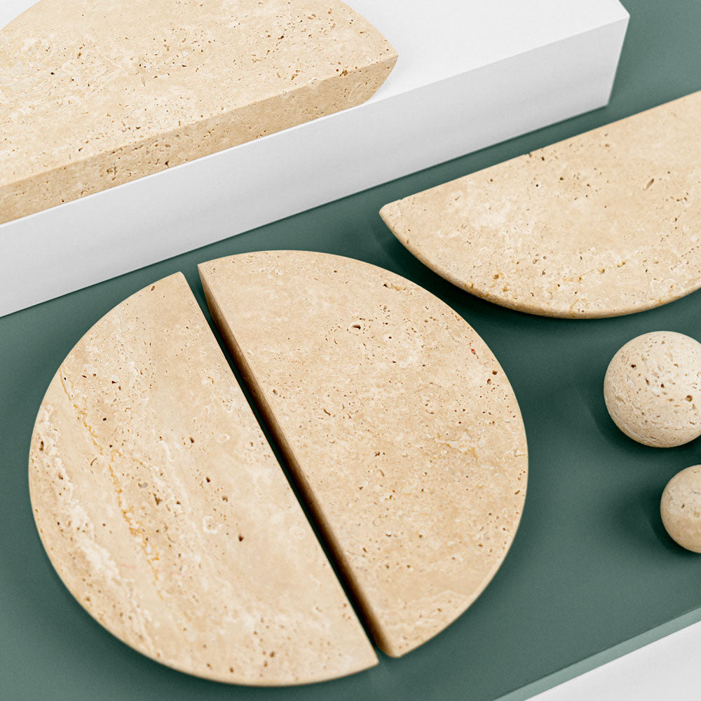 Handle DR102 | Marble | Travertine (SET)