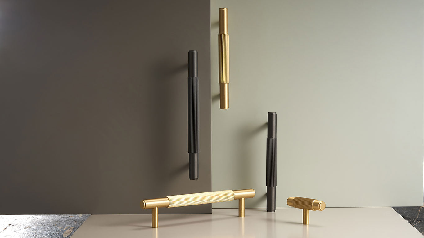 Knop 3100 | Rillet | Messing