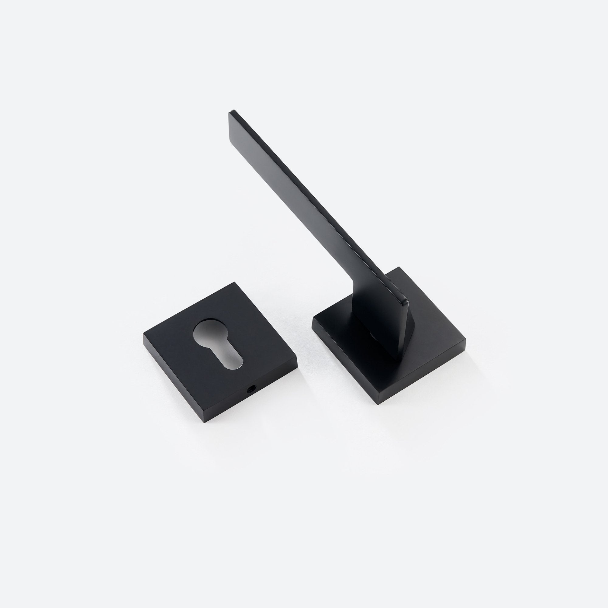 Dörrhandtag  A304B-204 i svart - detalj