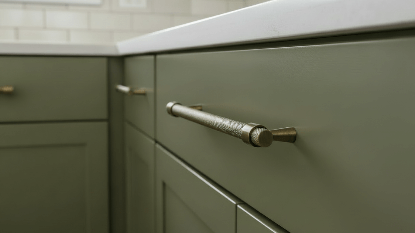 Handle CH016 | Knurled | Antique Brass