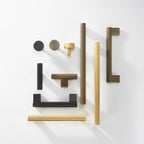Knopp CH052 | Räfflad | Antik Mässing