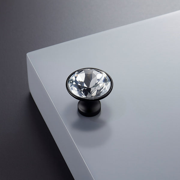 Knopp 1044 | Kristall | Svart