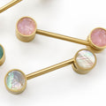 Chiusura per Mobili 3091 | Ottone + Abalone Shell