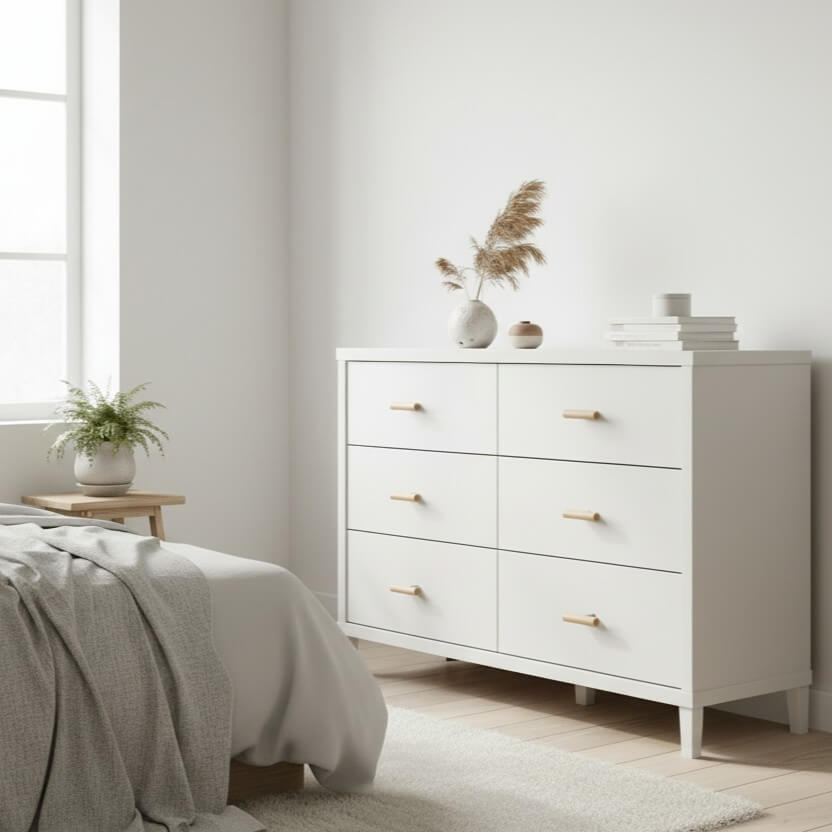 T-Bar CH076 | Buchenholz + Nickel