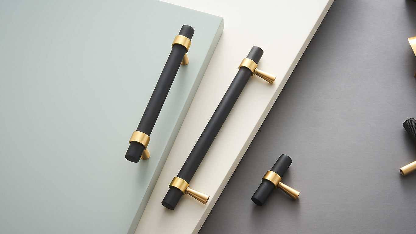 Griff CH016A | Schwarz + Messing