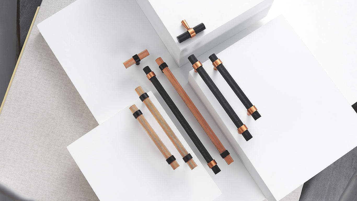 T-Bar 3096K | Gerändelt | Kupfer + Schwarz