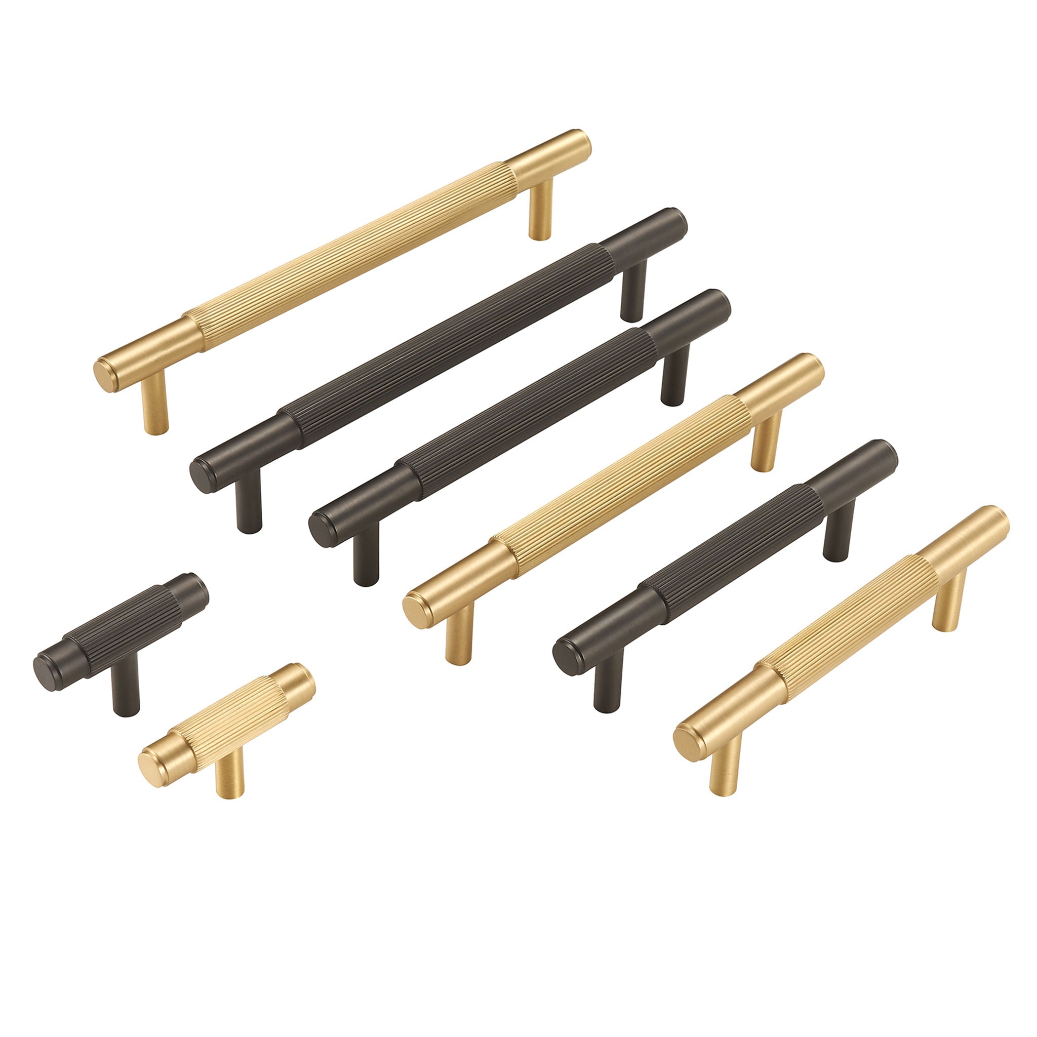 Håndtak 3100 | Riflet | Messing